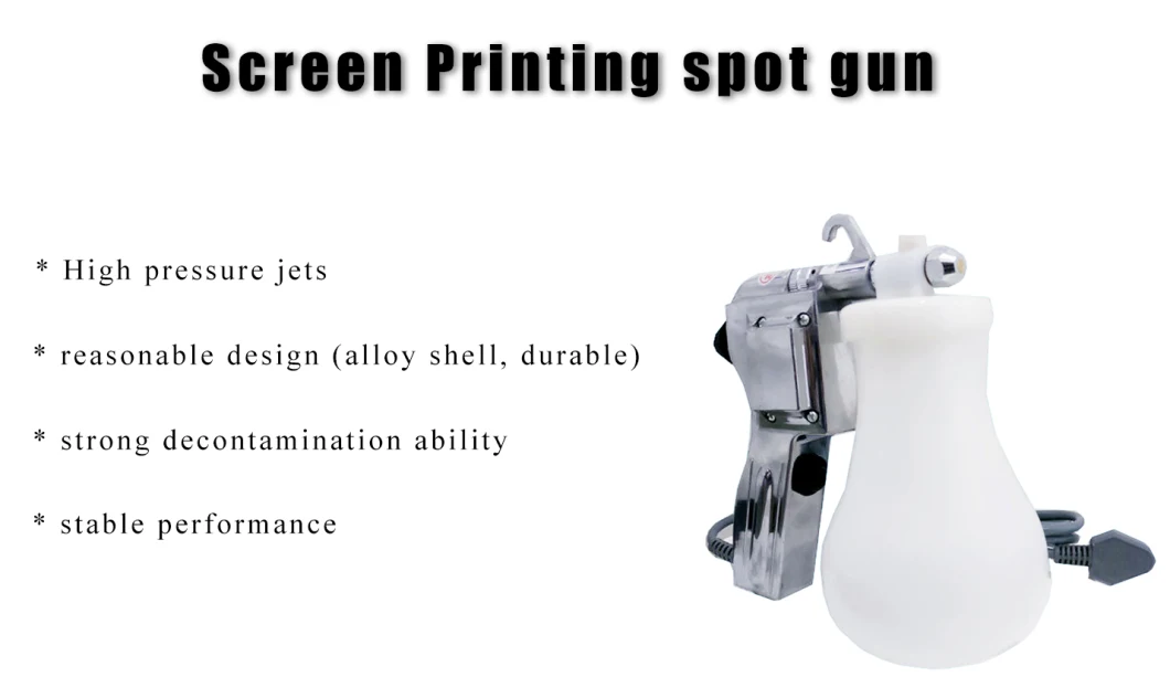 Textile Spot Cleaning Spray Gun for Screen Printing Type