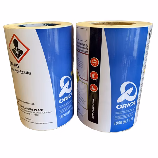 Adesivi per imballaggi personalizzati, etichette autoadesive con stampa squisita