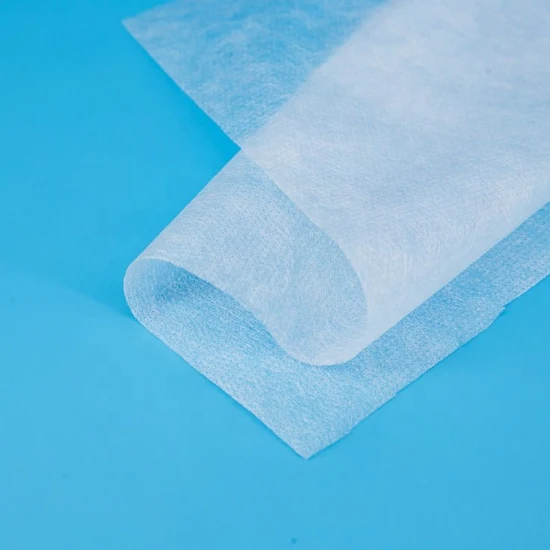 Aria calda tramite tessuto non tessuto per pannolini e assorbenti per bambini.  Strato superiore realizzato al 100% in fibra ES con una sensazione morbida